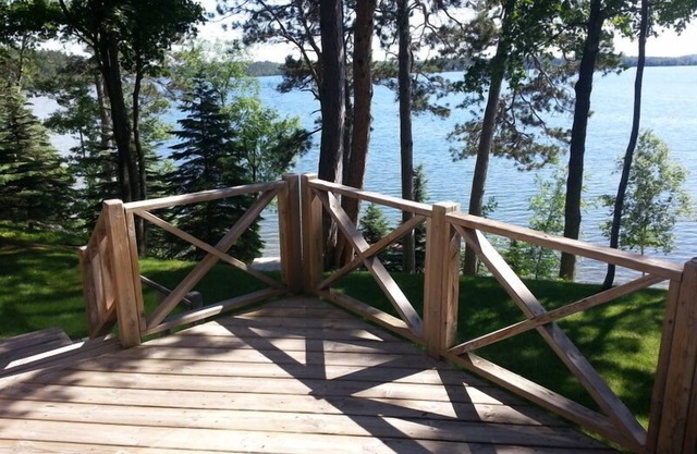 Experience nature in this tranquil setting on 2.5 acers of lakefront property!