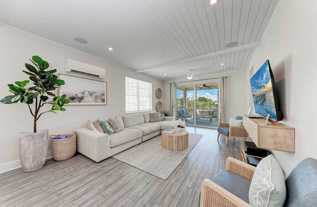 Experience the charm of the Sweet & Salty Beach House, Pool | Boat Dock