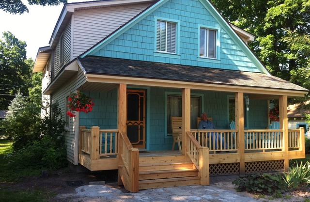 Family Friendly Two-Story Home On Main Street In Empire Four Blocks From Lake