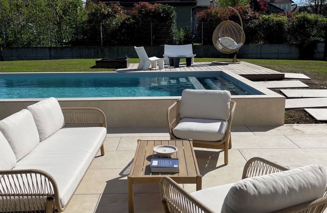 Family home with pool