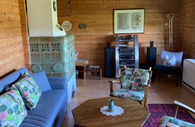 Ferienhaus mit Kachelofen