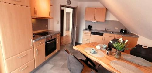 Ferienwohnung Lütje Moew - Dachterrasse und ruhige Lage