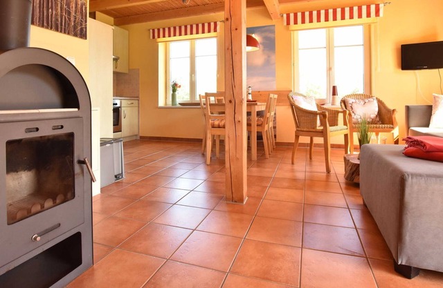 FH 2 + 3/3-room holiday home Fireplace (53m², max 4 + 1 pers.) - Family holiday farm *** Ostseeland Rerik