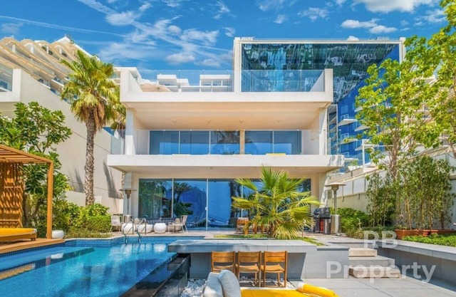 Five Palm Beach Villa with Private Pool