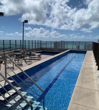 Flat luxo Shopping Rio Mar - Beach class Boa Viagem Recife - Piscina Rooftop