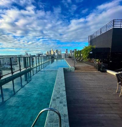 Flat moderno - 300m da praia
