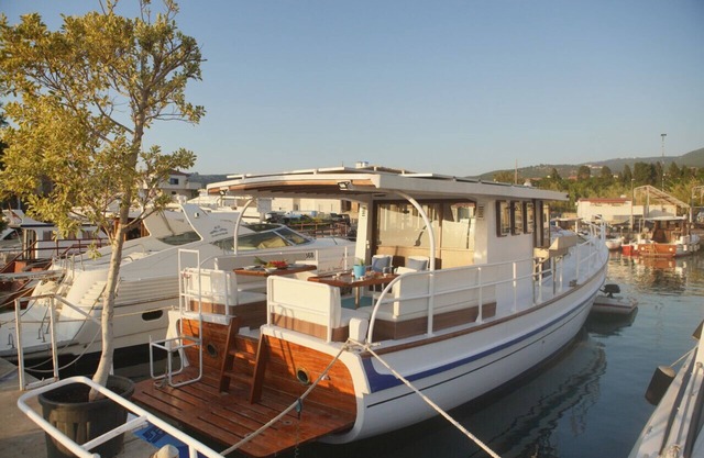 Floating Iris Boat in Batroun