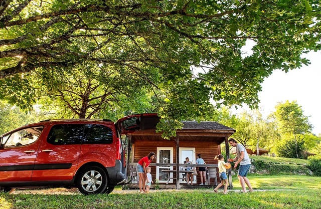 Flower Camping du Lac du Causse * - Chalet Comfort 26m2 (2 bedrooms) + covered terrace 6m2 6 people