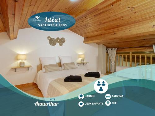 Gîte Annarthur - parking & jardin - Chelona'Loc