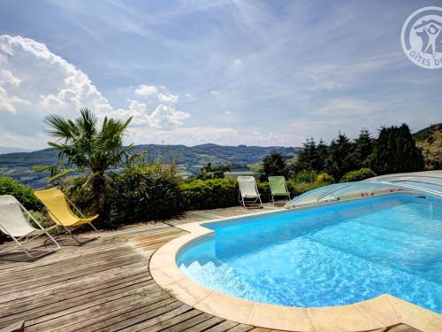 Gîte calme avec terrasse, vue sur les Alpes - FR-1-496-99