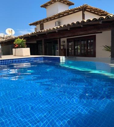 Geribá - piscina de vidro com hidromassagem - 12 pessoas