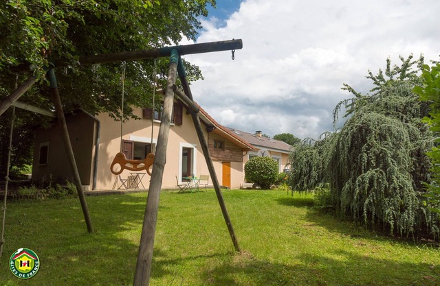 Gîte 25 m2 duplex, on the ground floor, in an autonomous building.
