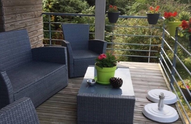 Gite with garden, panoramic sea view and wifi fibre