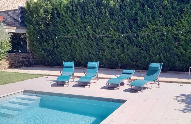 Gites du Mas Moon with swimming pool and sauna