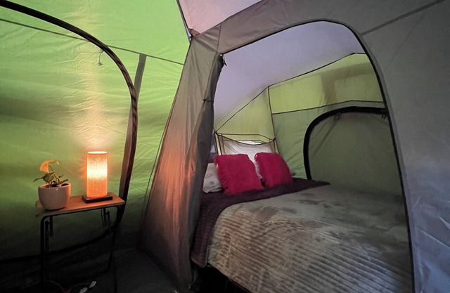 Glamping en Puertecillo, Carpa Exclusiva Para 4P Full Equipada con Baño Privado