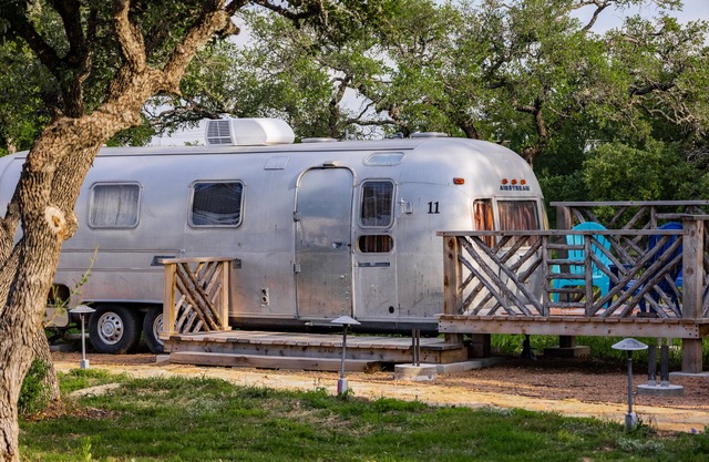 Glamping in Spicewood TX Hill Country - The Ambassador