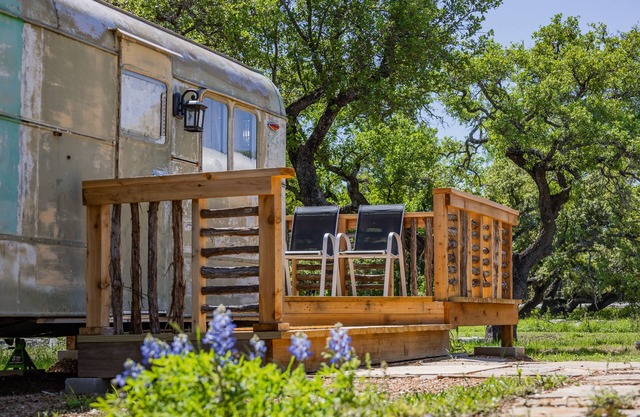 Glamping in Spicewood TX Hill Country- The Vagabond