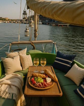 Glamping on small, old boat in Karlskrona