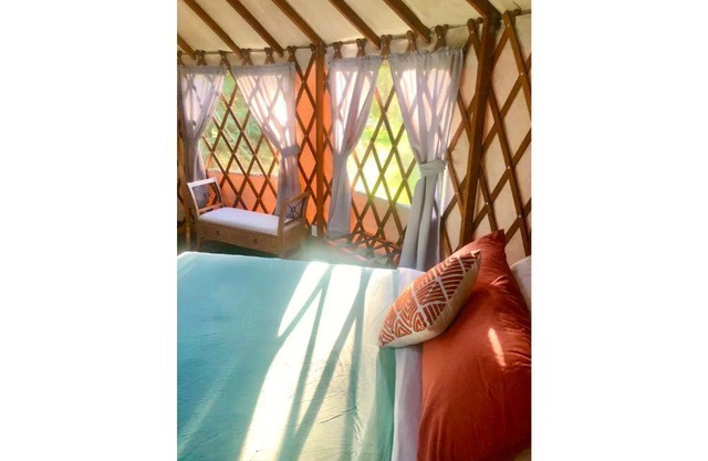 Glamping Yurts in little slice of paradise