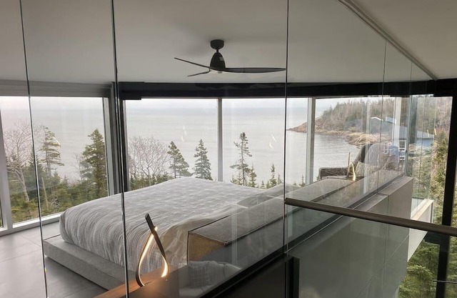 Glass House on the Ocean