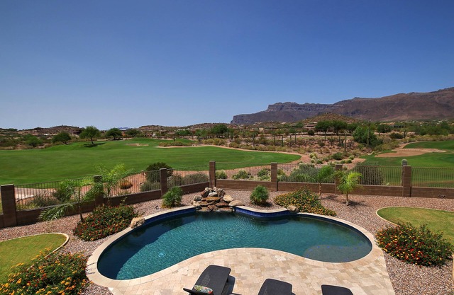 Gorgeous Golf Course Home in Gold Canyon with Private Pool and Mt Views