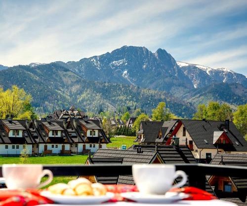 Grand Podhale Resort&Spa Zakopane - Jacuzzi - Sauna fińska i Łaźnia parowa - Widok na Tatry