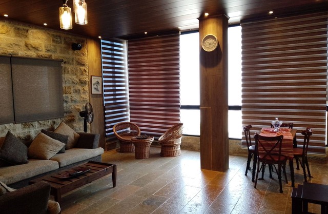 Great views specially at sunset alot of trees Surrounding it