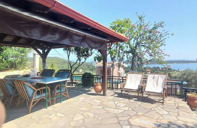 Green & Blue House in Halkidiki in Vourvourou