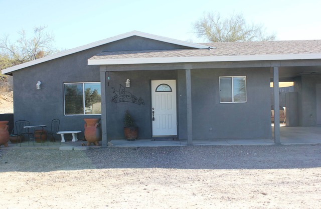 Guest house at the base of Pusch Ridge Mountain