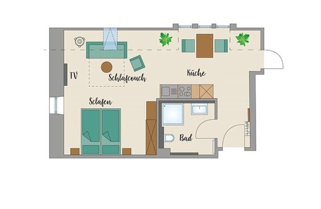 Guesthouse Moenchswald, Apartment