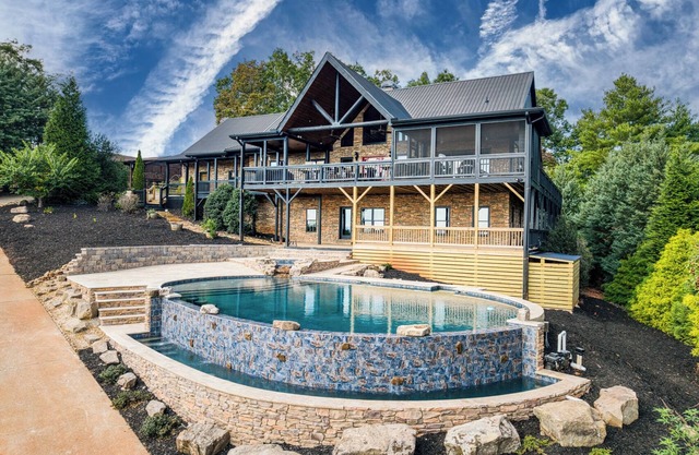 Heated Pool, Spa, Theater & Mountain Views – Sleeps 20