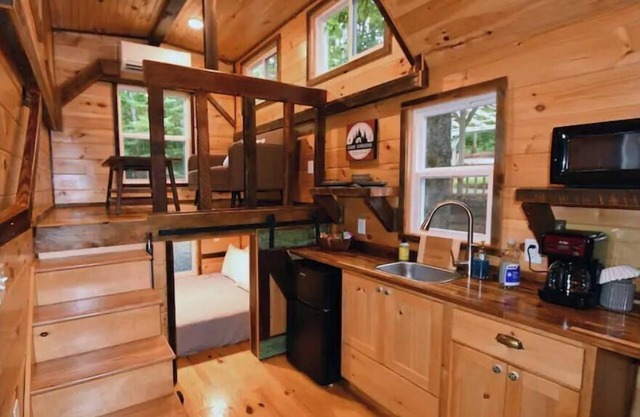 Hemlock Tiny Home at Bleu Canoe Campground
