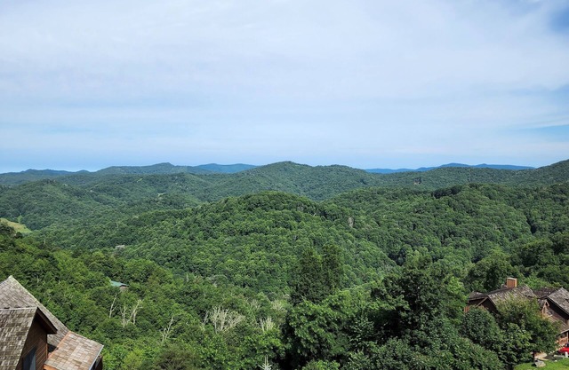 HIDDEN CHALET GEM IN BLUE RIDGE MOUNTAINS,PETS.HOTTUB 4500 ELEVATION SKING OPEN