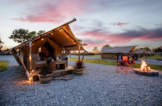 Hike, Fish, Glamp, Repeat near Roaring River Park