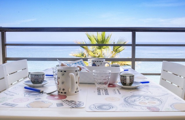 Holiday Apartment 'Solkira' close to the Beach with Sea View, Balcony & Wi-Fi