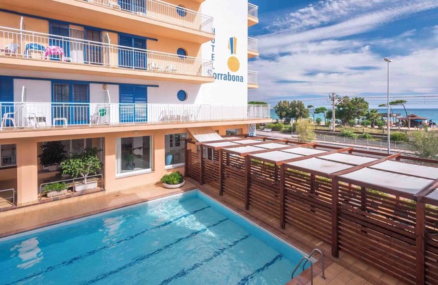 Holiday apartment with balcony and pool