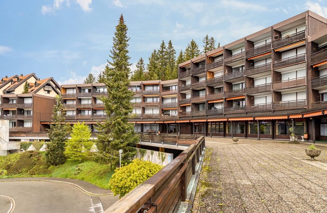 Holiday Apartment "Terrassenpark Schonach App 161" with Mountain View, Balcony & Wi-Fi