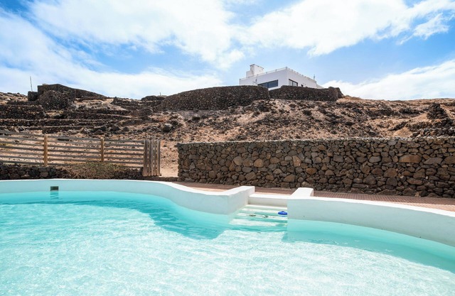 Holiday Villa 'Playa Marina Eco Beach' with Sea Views, Shared Pool and Wi-Fi