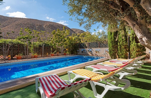 Holiday Villa 'Private Pool Los Cristianos' with Mountain View, Wi-Fi and Air Conditioning