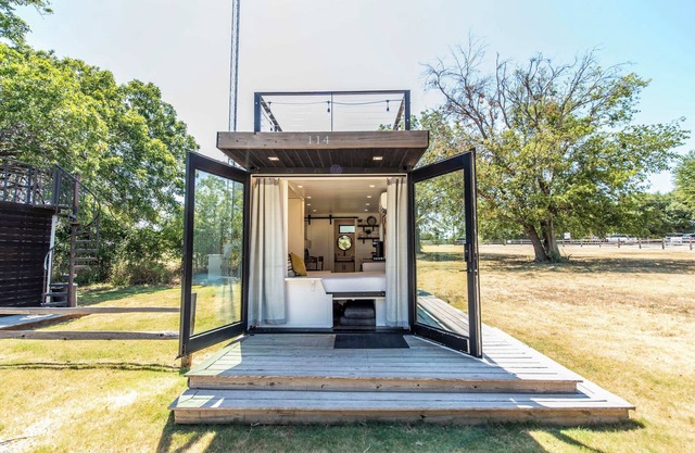 Honeycomb Container Home | "Pickleball Court!"