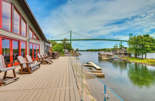 Hot Tub & Dock: Waterfront Wellesley Island Home!