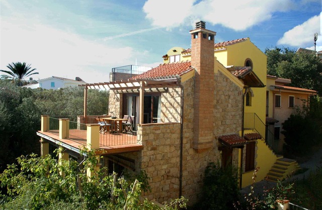 House in front of the Sea in Santa Maria Navarrese Sardinia east coast