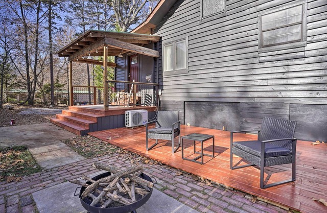 'house in the Woods' in Ooltewah w/Fire Pit!