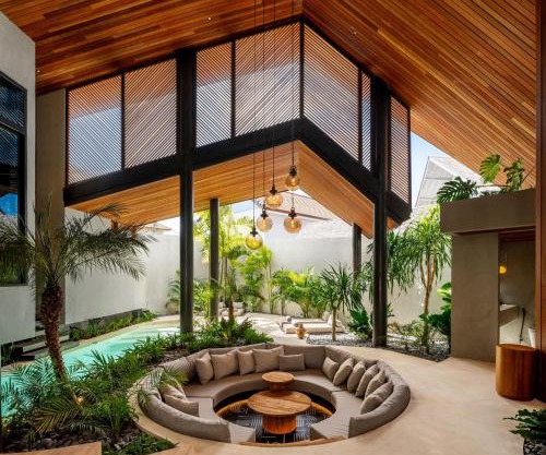 House of Winds Complex - Stylish 12BR Design Estate - 4 Villas near Canggu
