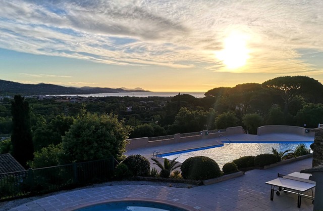 House on the Gulf of Saint Tropez with a view of Grimaud
