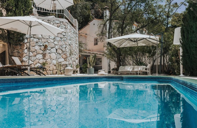 House with sea view and pool in Málaga