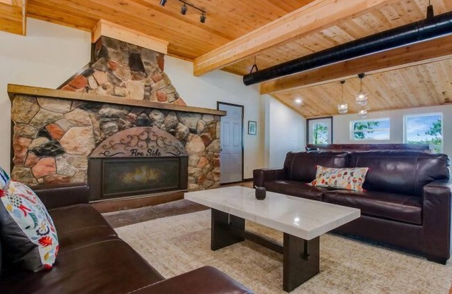 Hygge Lodge is a gorgeous lakefront gathering place for year round family fun.