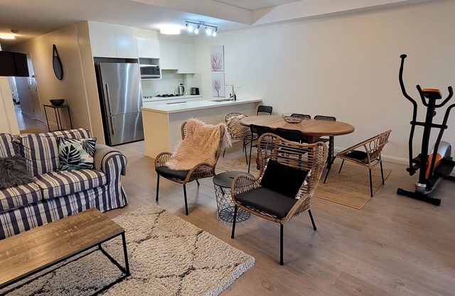 Immaculate, spacious & peaceful apartment with 2 Bdm, 2 Bath & study area.