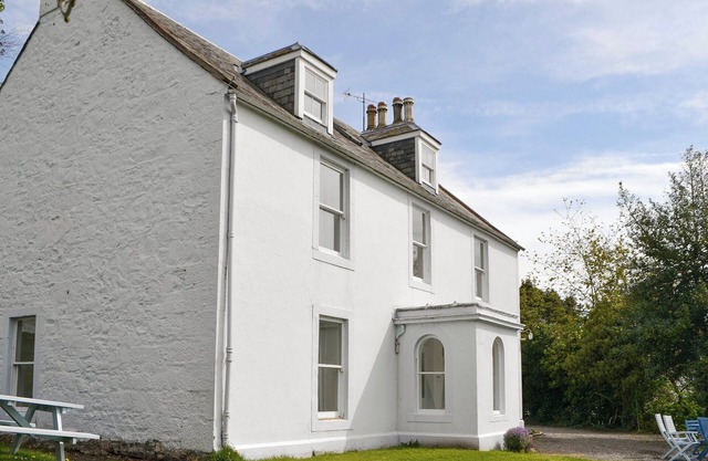 In a rural setting, abundant in wildlife.