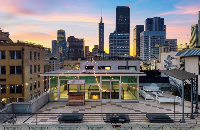 Industrial-Chic DTLA Loft with Rooftop & City Views | Skyline Lofts by AvantStay